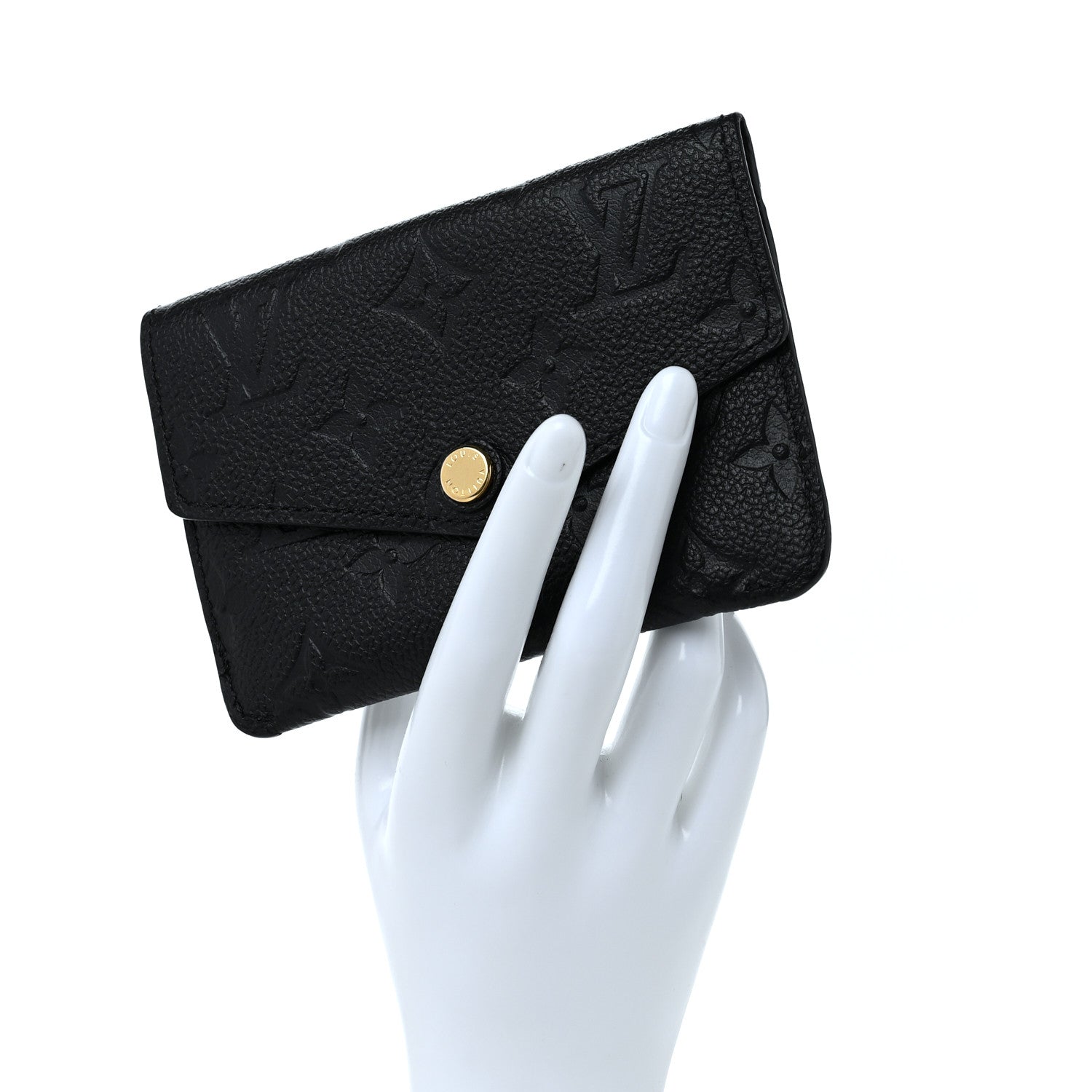 Louis Vuitton Empreinte Key Pouch Black 2 of 8
