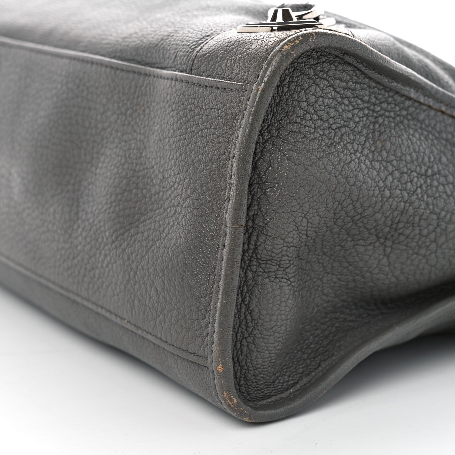 Balenciaga Chevre Silver Metallic Edge Hardware City Gris Acier 11 of 16