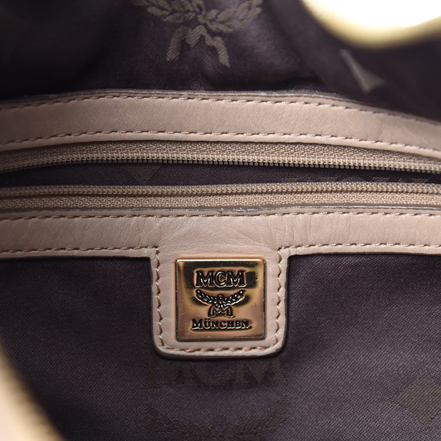 MCM Visetos Hobo Beige 8 of 11