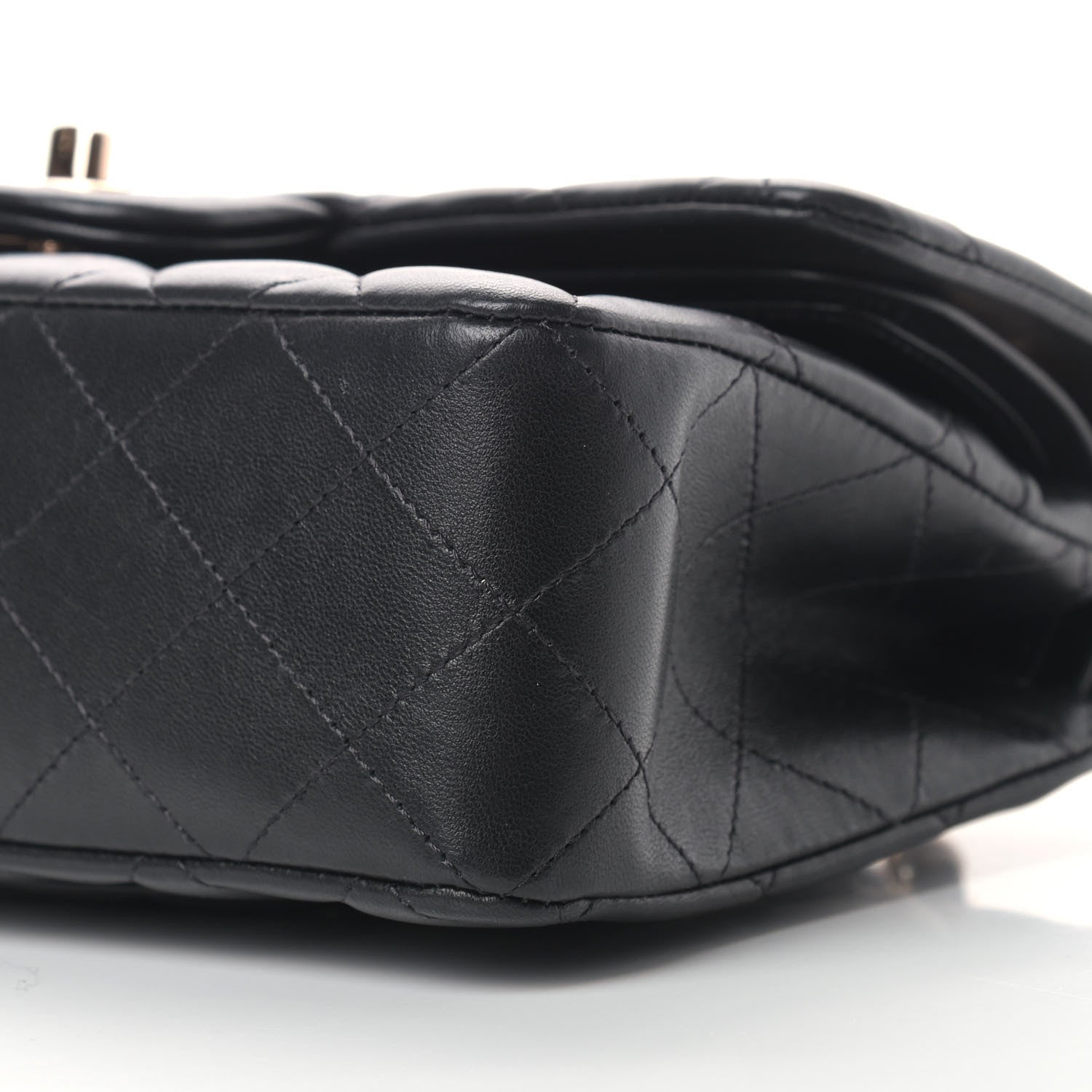 Chanel Lambskin Quilted Small Double Flap Black 9 of 17
