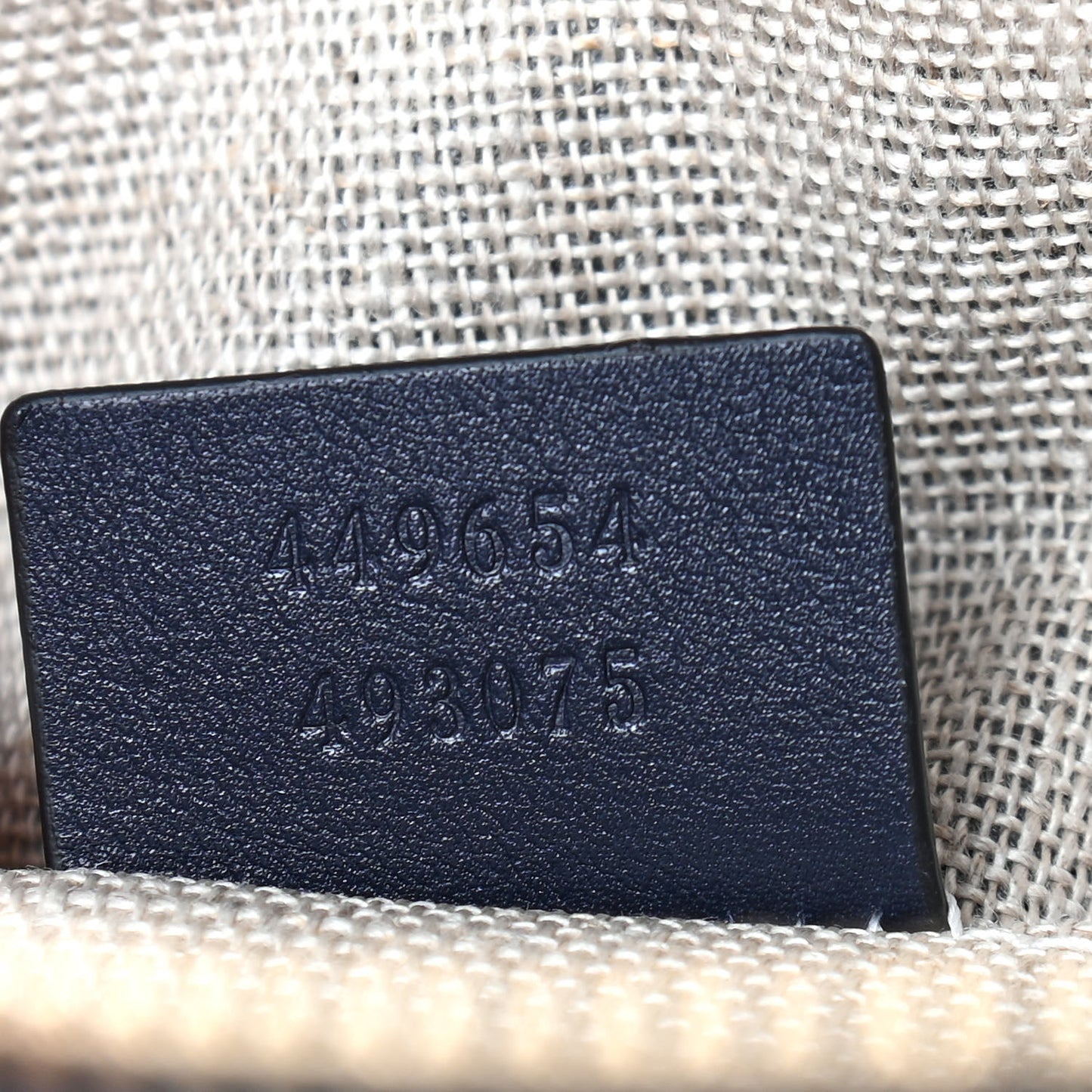 Soft Microguccissima Mini Dome Bag Blue
