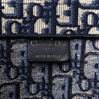 Christian Dior Oblique Large Book Tote Blue Multicolor 6 of 14