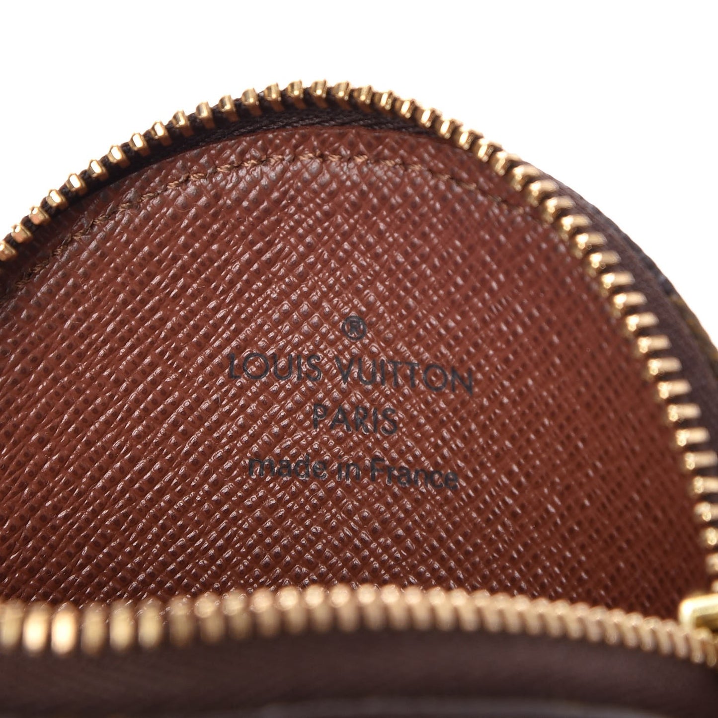 Monogram Round Coin Purse