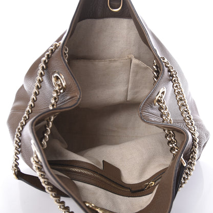 Gucci Cellarius Calfskin Medium Soho Chain Shoulder Bag Acero 4 of 10