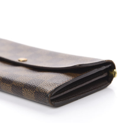Louis Vuitton Damier Ebene Sarah Wallet 10 of 11