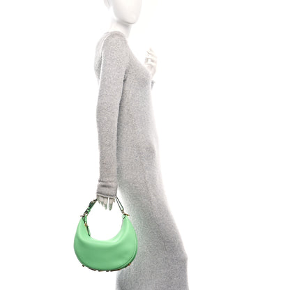 Fendi Vitello Grace Matte Small Fendigraphy Hobo Bag Edamame 2 of 11