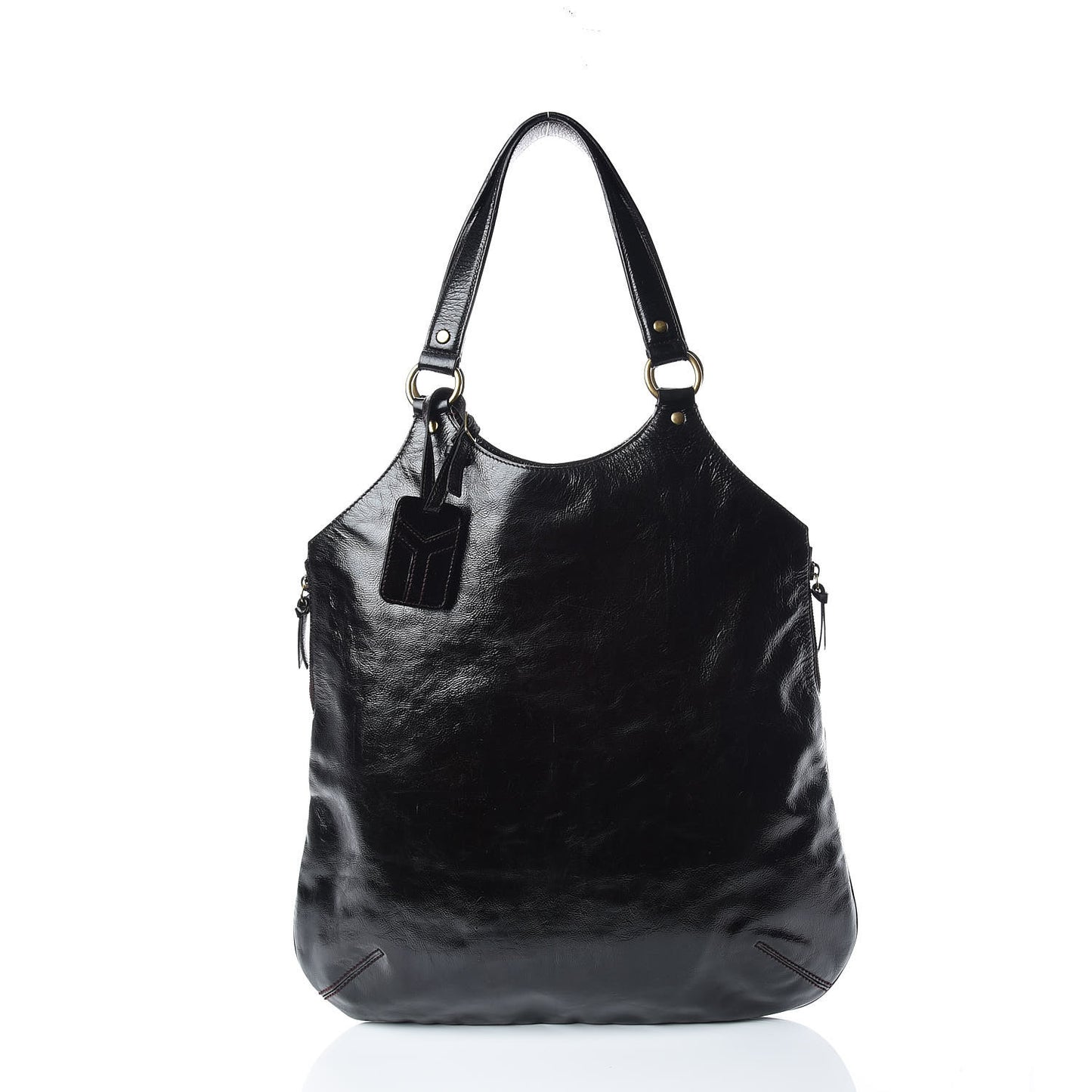 Patent Tribute Tote Black