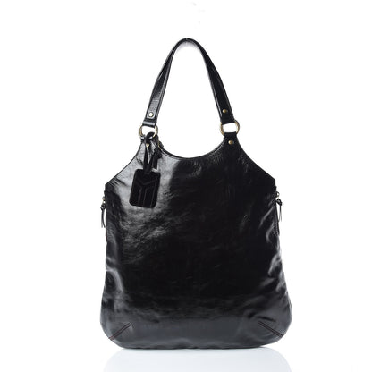 Saint Laurent Patent Tribute Tote Black 1 of 9