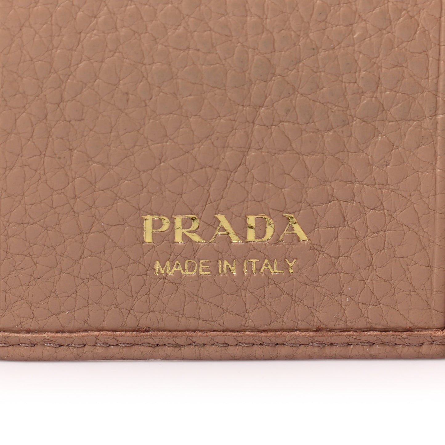 Vitello Grain 6 Key Holder Cipria