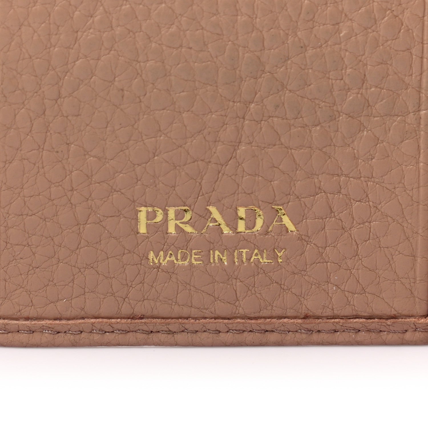 Prada Vitello Grain 6 Key Holder Cipria 6 of 7