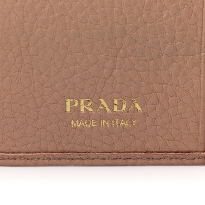Prada Vitello Grain 6 Key Holder Cipria 6 of 7