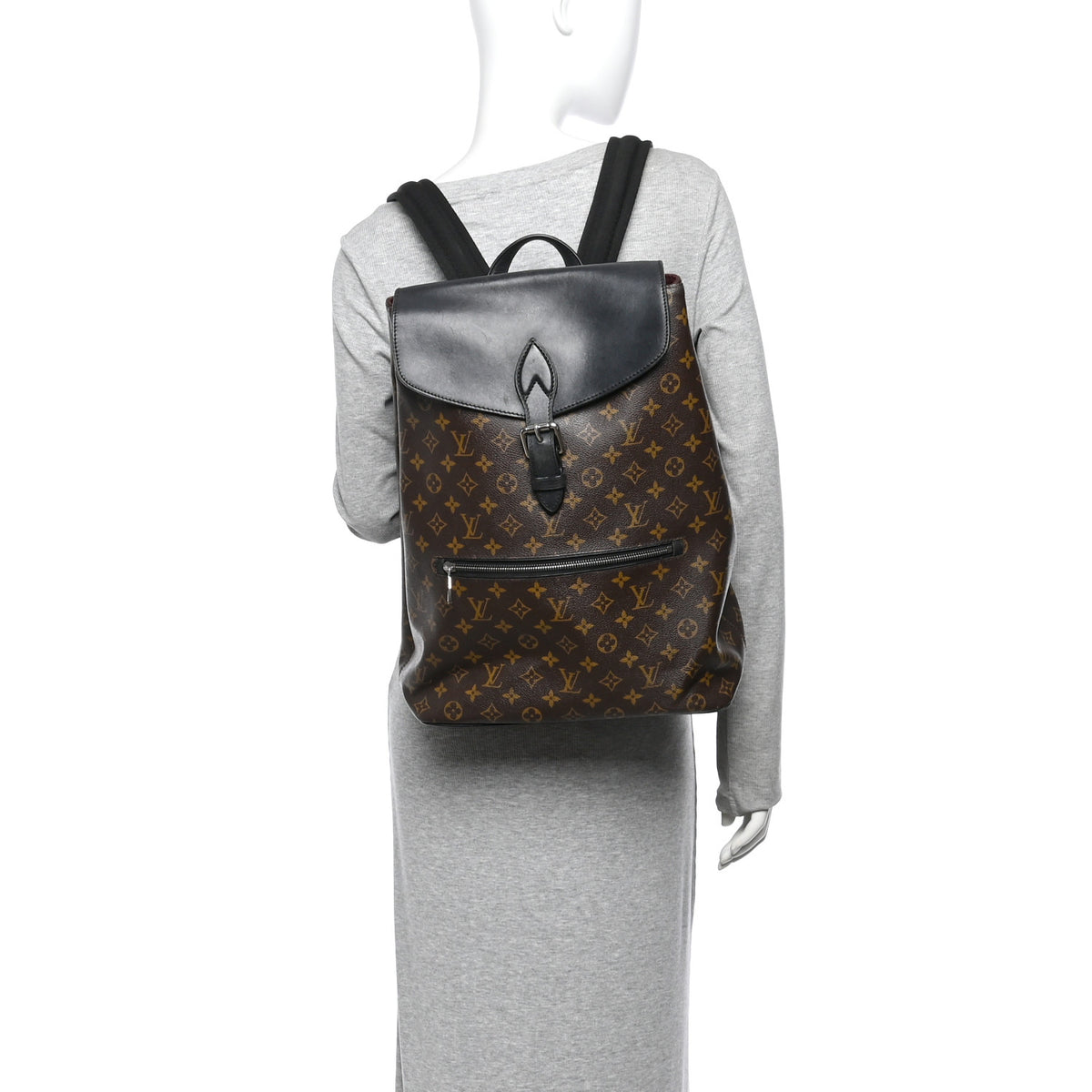 Louis Vuitton Monogram Macassar Palk Backpack 2 of 15
