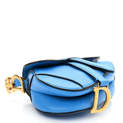 Christian Dior Micro Saddle Bag With Strap Blue 4 of 10