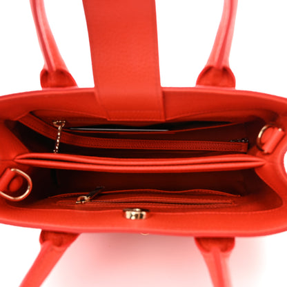 Chanel Grained Calfskin Mini Neo Executive Shopper Tote Red 4 of 8