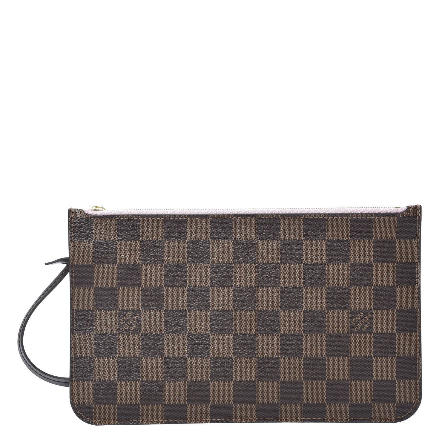 Louis Vuitton Damier Ebene Neverfull MM GM Pochette Rose Ballerine 1 of 9