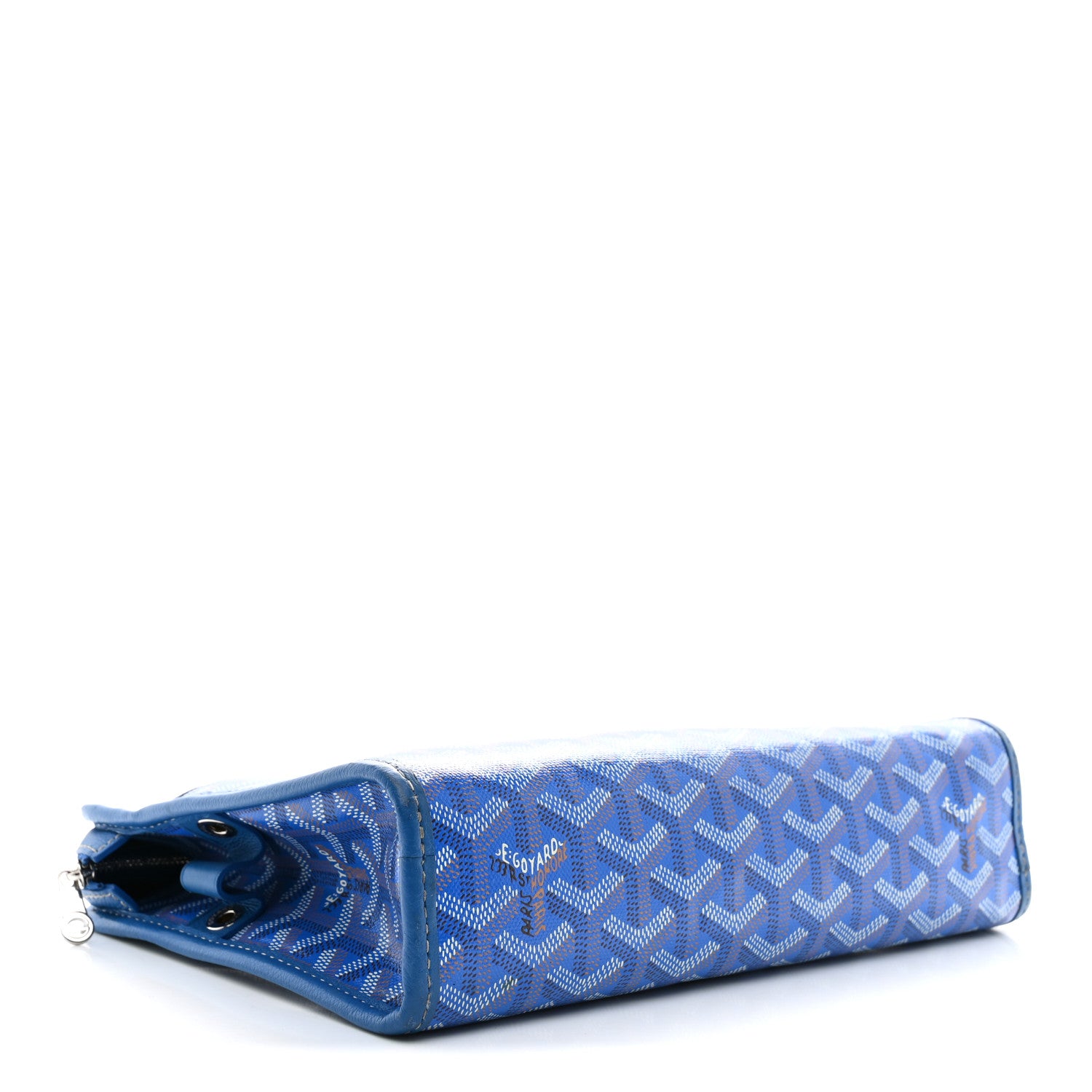 Goyard Goyardine Jouvence Toiletry Pouch MM Blue 4 of 7