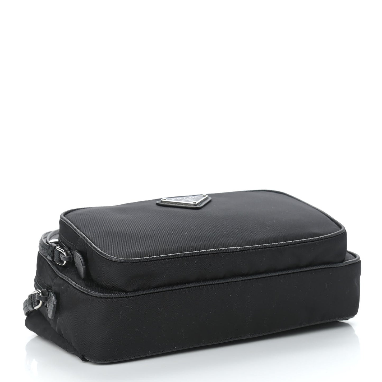 Tessuto Nylon Saffiano Belt Bag Black