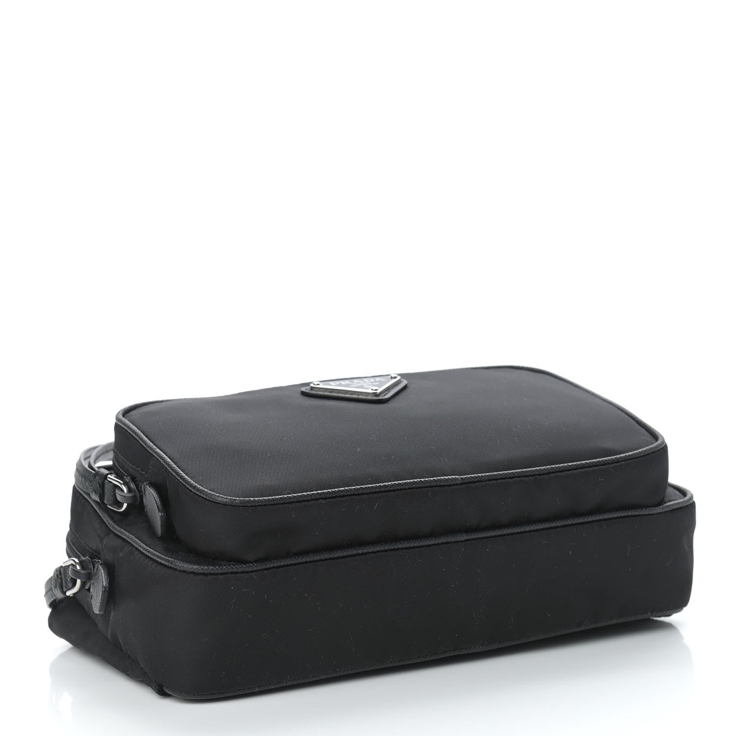 Prada Tessuto Nylon Saffiano Belt Bag Black 4 of 9