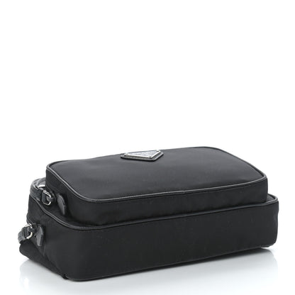 Prada Tessuto Nylon Saffiano Belt Bag Black 4 of 9