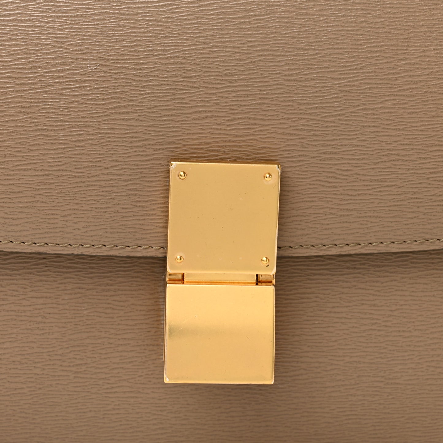 Liege Calfskin Medium Classic Box Flap Bag Souris