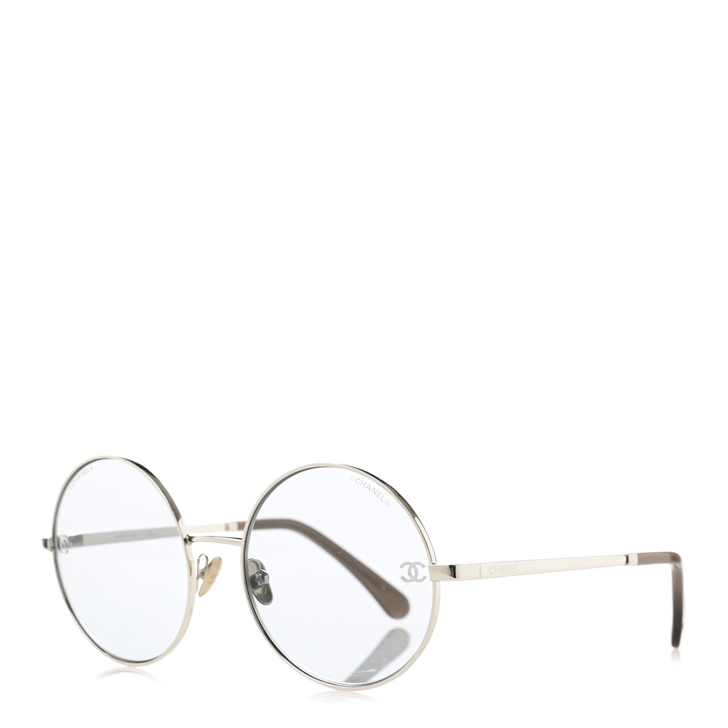 Chanel Round Sunglasses 4268 Gold 1 of 8