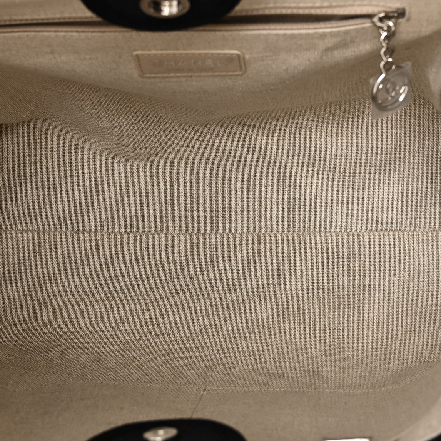 Chanel Mixed Fibers Small Deauville Tote Black 6 of 10