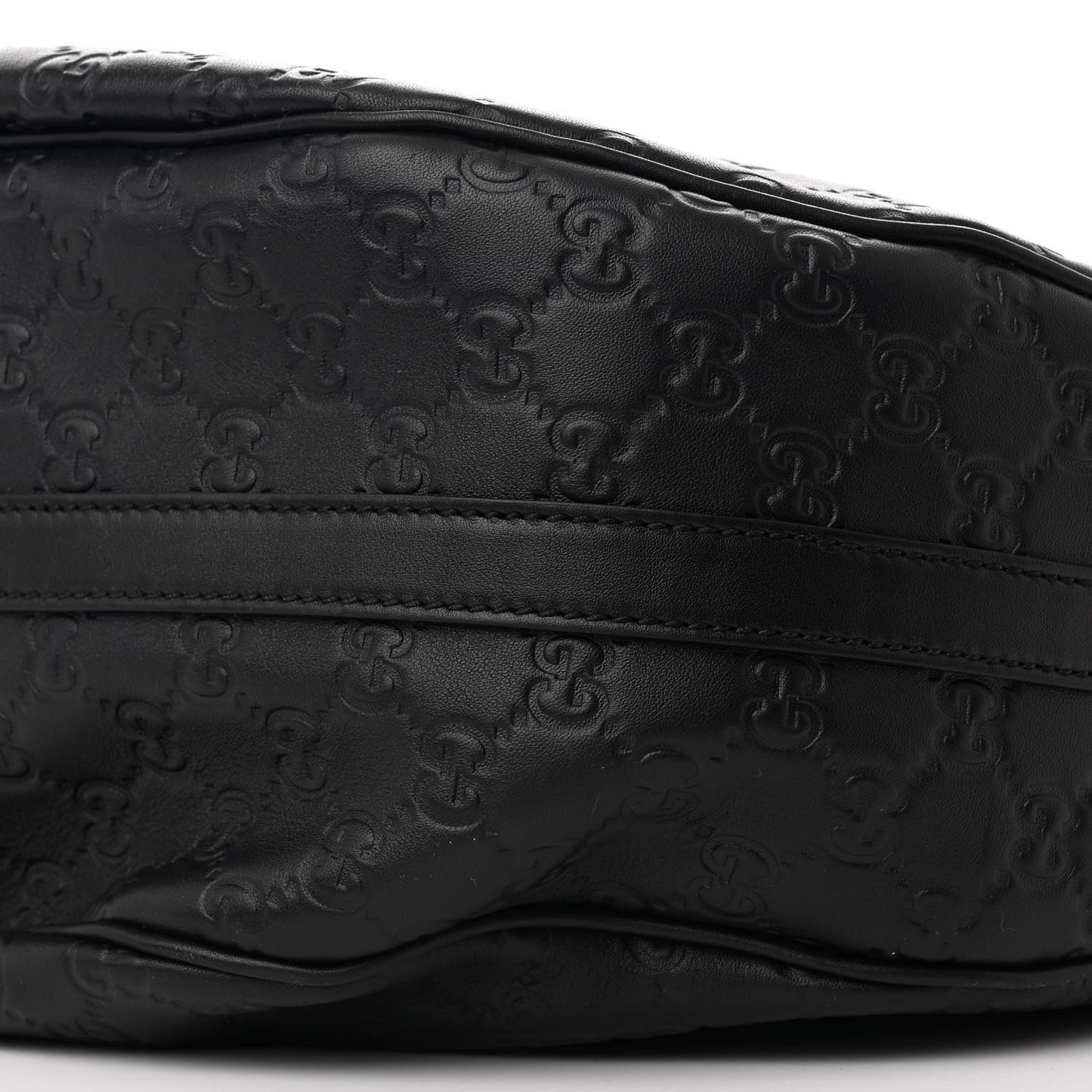 Guccissima Large GG Twins Hobo Black