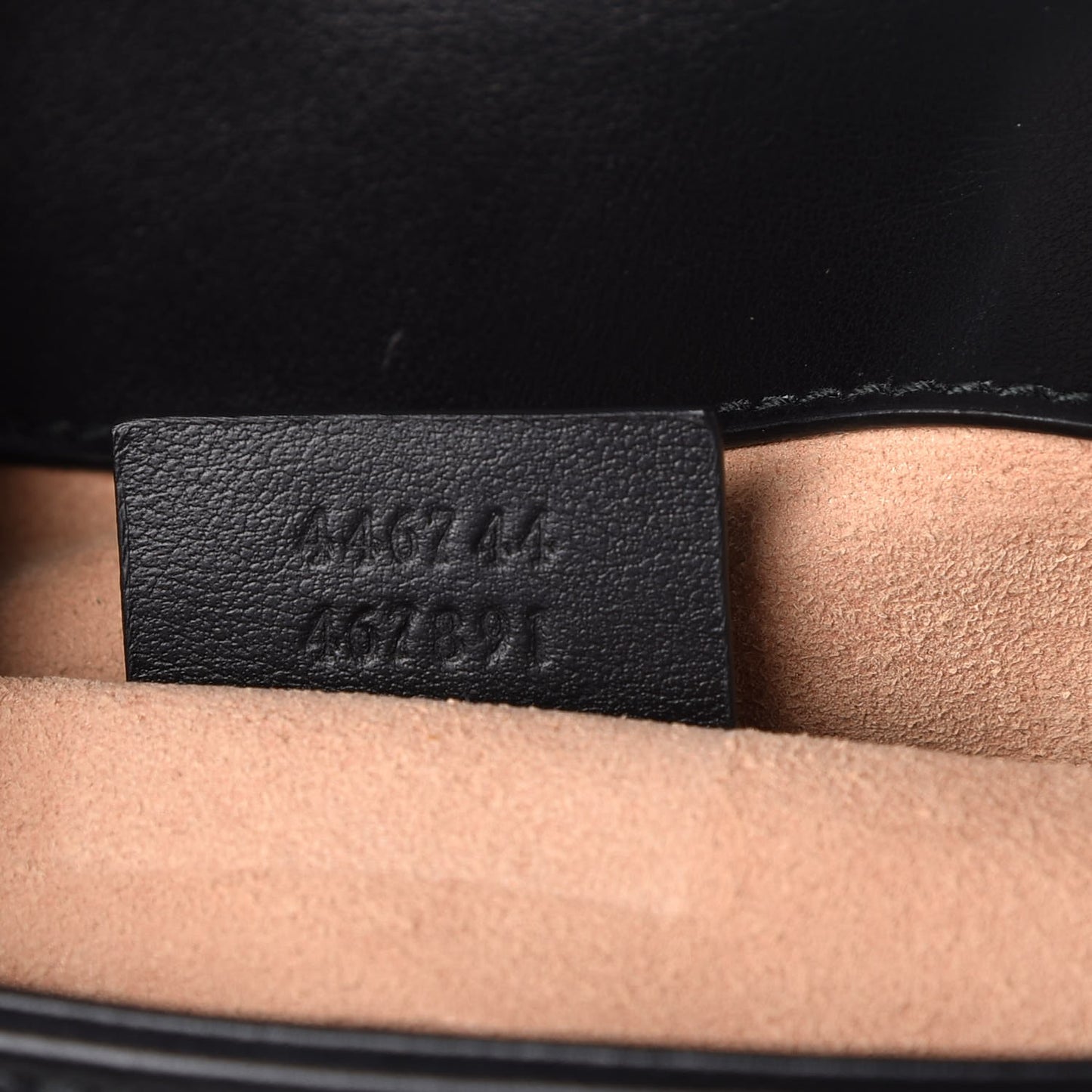 Calfskin Matelasse Mini GG Marmont Shoulder Bag Black