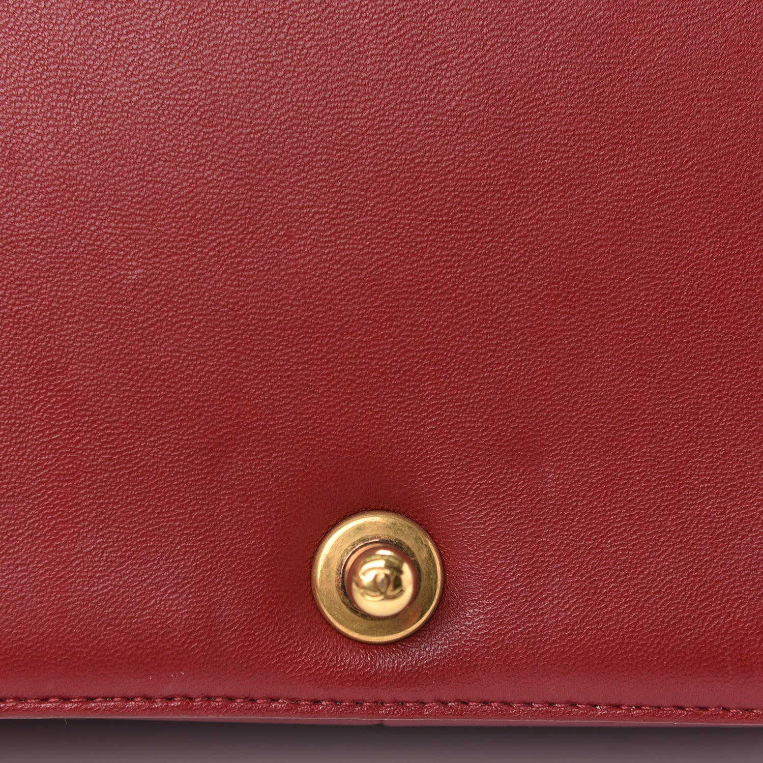 Chanel Lambskin Quilted Medium Boy Flap Red 16 of 16