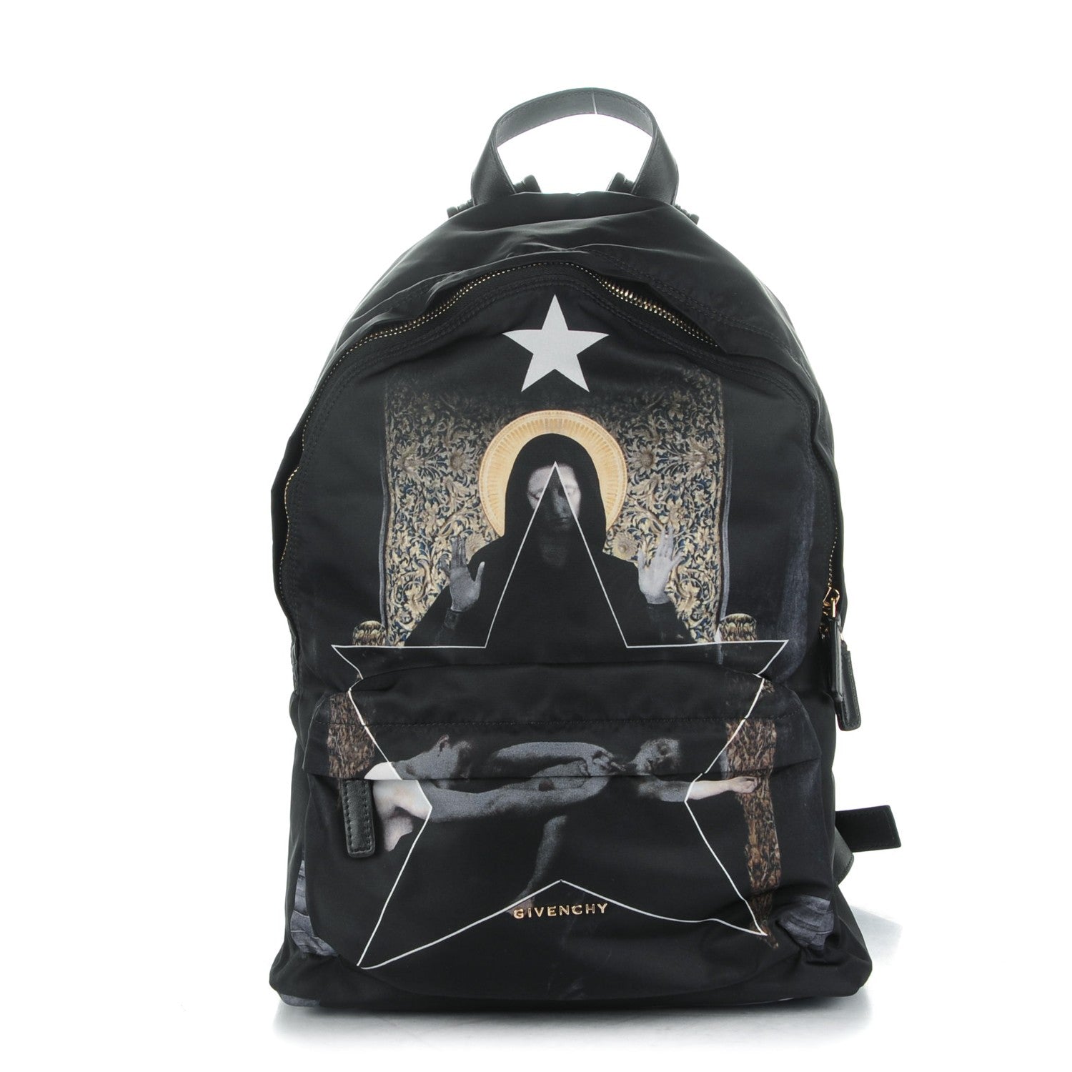 Givenchy Nylon Calfskin Madonna Backpack Black 1 of 7