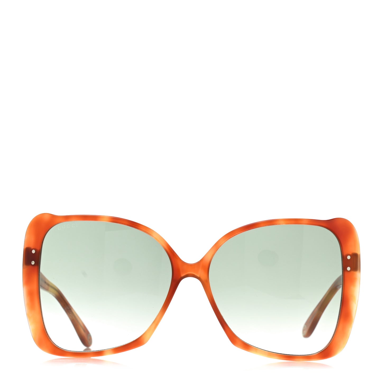 Acetate Oversize Square Frame GG0471S Sunglasses Havana Green