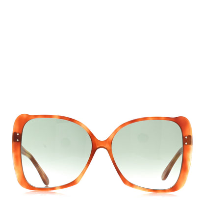 Gucci Acetate Oversize Square Frame GG0471S Sunglasses Havana Green 2 of 8