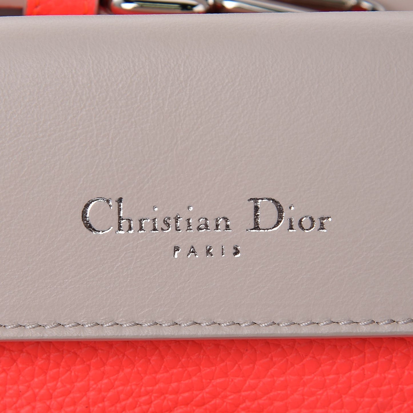 Bullcalf Mini Be Dior Satchel Fluorescent Goji Pink