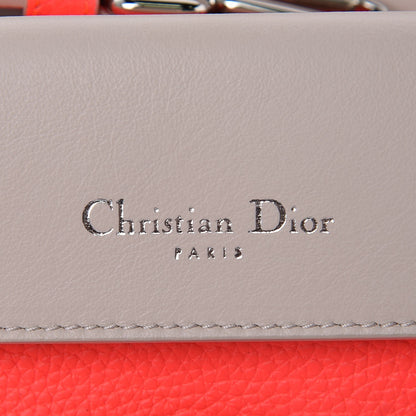 Christian Dior Bullcalf Mini Be Dior Satchel Fluorescent Goji Pink 6 of 20