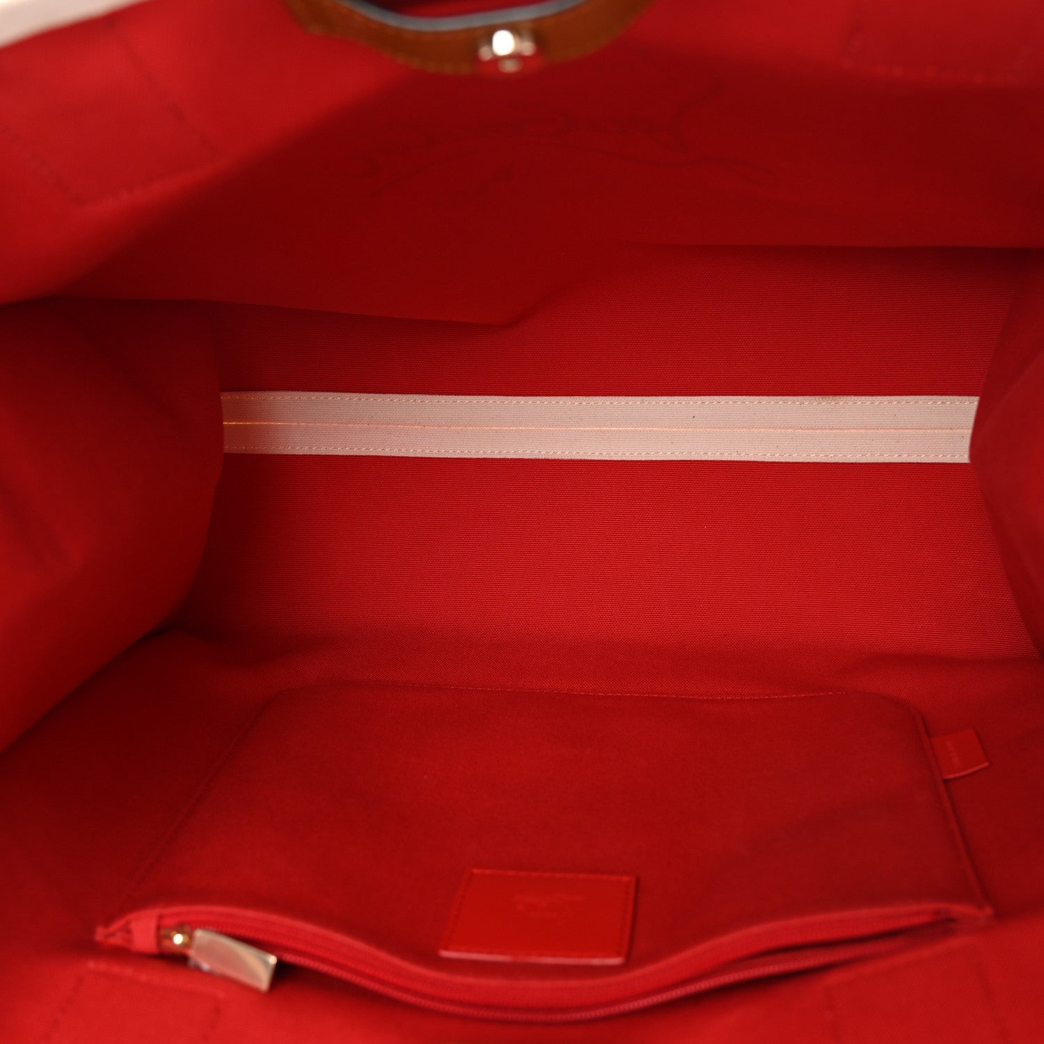 Christian Louboutin Canvas Nastroloubi Tote Natural Black 5 of 12