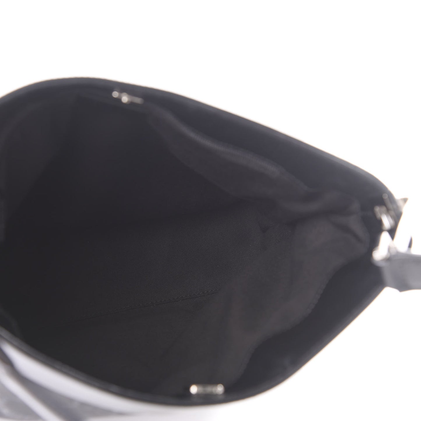 Nylon Monogram Tote Bag Black