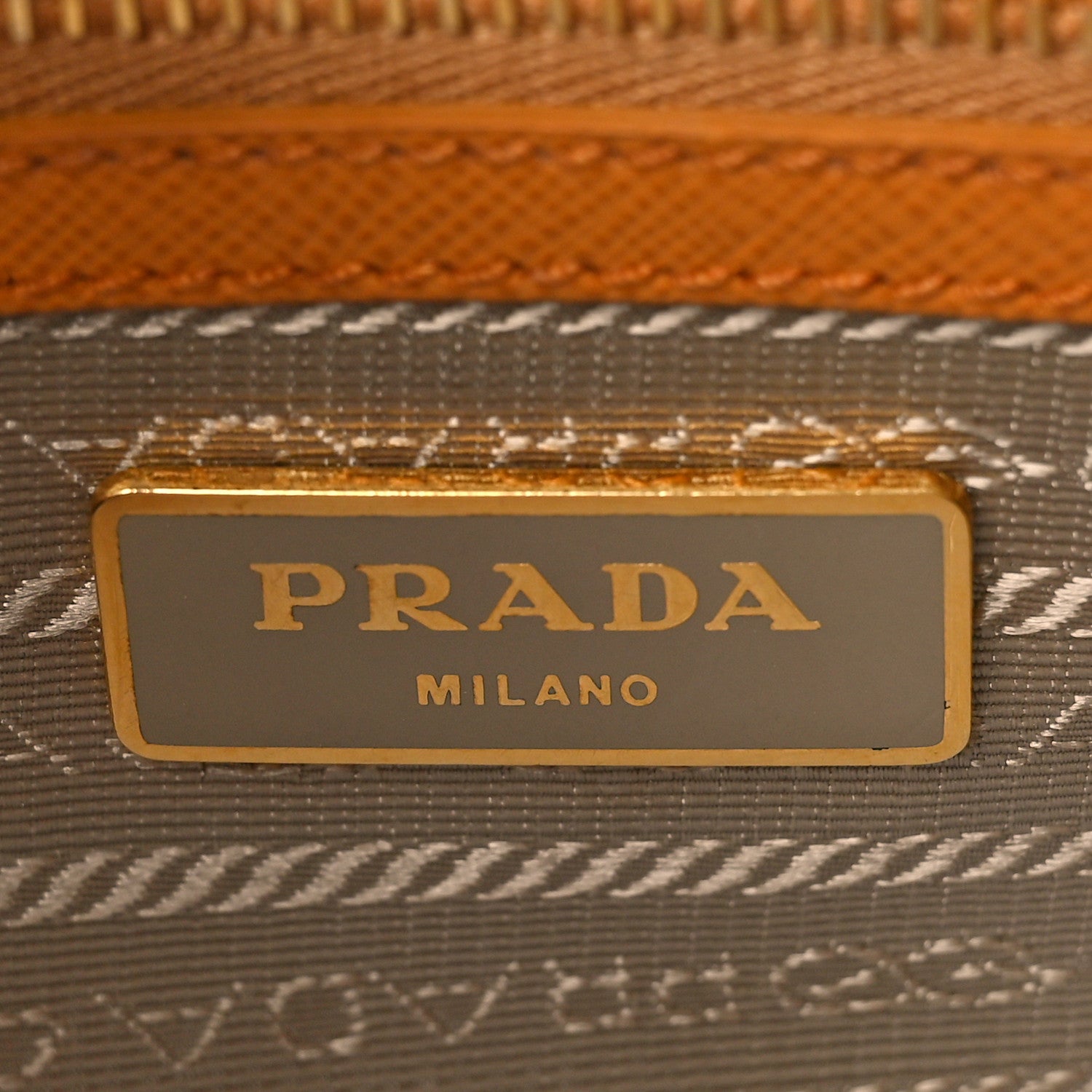 Prada Saffiano Small Galleria Double Zip Tote Cannella 6 of 10