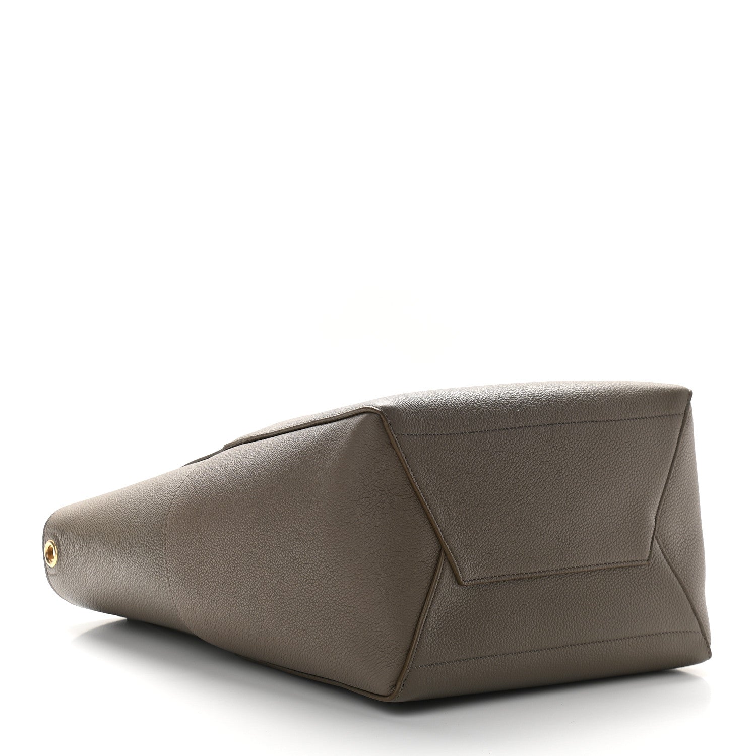 Celine Soft Grained Calfskin Sangle Bucket Bag Taupe 4 of 8