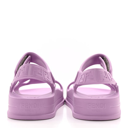 Fendi Rubber FF Sporty Hiker 25mm Sandals 41 Violetta 5 of 9