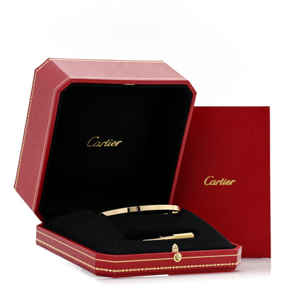 Cartier 18K Yellow Gold Small LOVE Bracelet 19 10 of 10