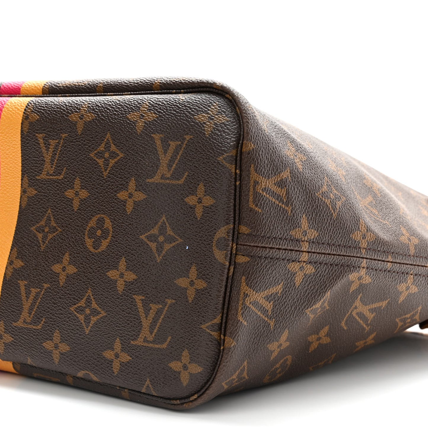 Monogram My LV Heritage Neverfull MM Fuchsia Yellow