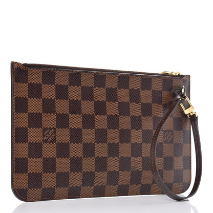 Louis Vuitton Damier Ebene Neverfull MM GM Pochette 3 of 8