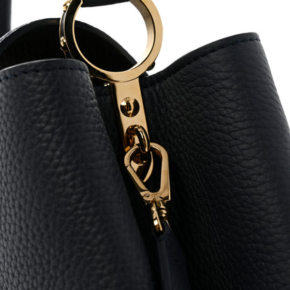 Louis Vuitton Taurillon Capucines PM Navy 10 of 10