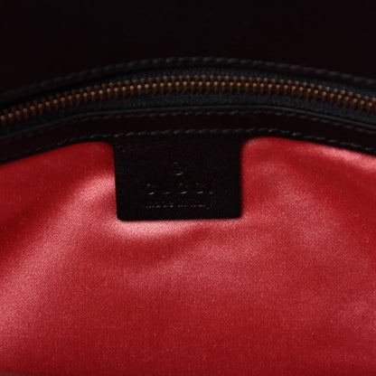 Gucci Velvet Matelasse Loved Embroidered Medium GG Marmont Shoulder Bag Black 8 of 10