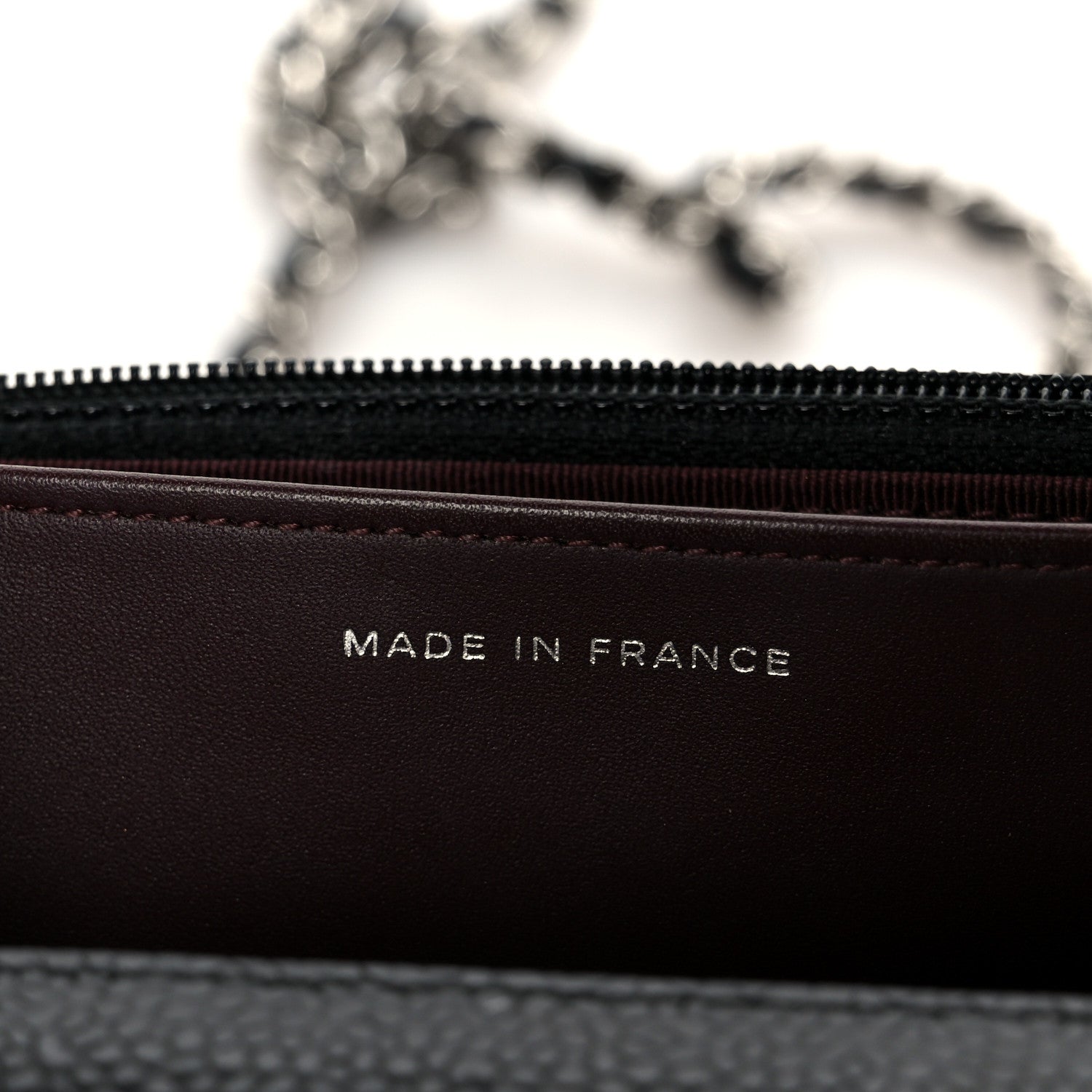 Chanel Caviar Quilted Wallet on Chain WOC Black 7 of 11
