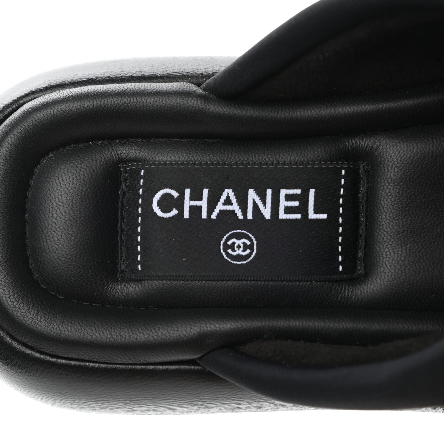 Fabric CC Mules Sandals 36 Black