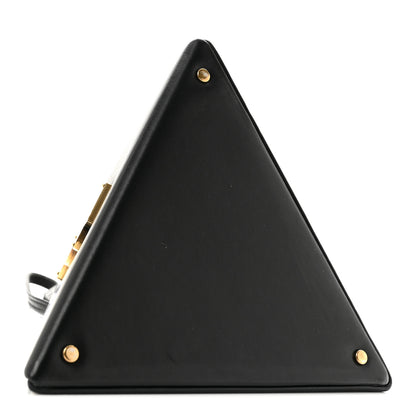 Saint Laurent Lambskin Pyramid Clutch Black 4 of 10