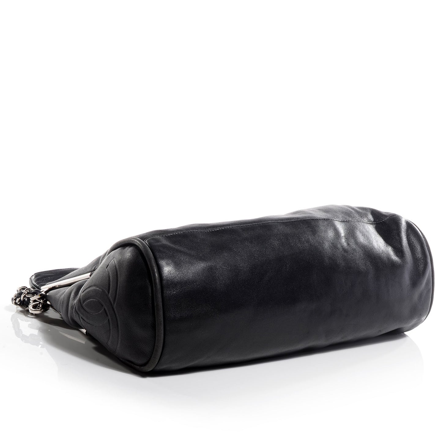 Lambskin Large Ultimate Soft Tote Black