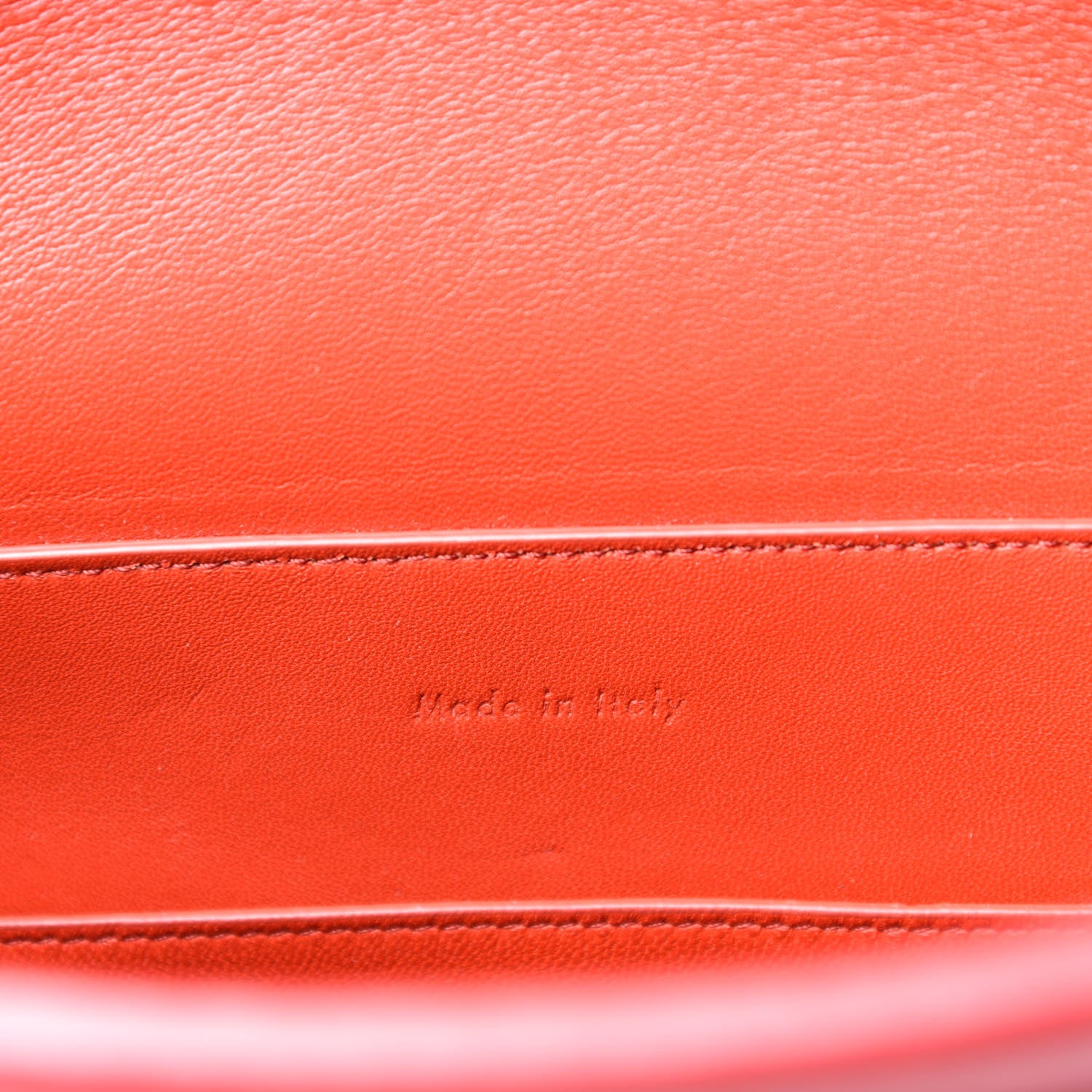 Celine Smooth Calfskin Clasp Bucket Bag Red 5 of 8