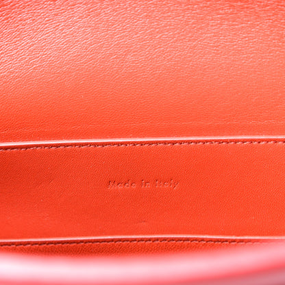 Celine Smooth Calfskin Clasp Bucket Bag Red 5 of 8